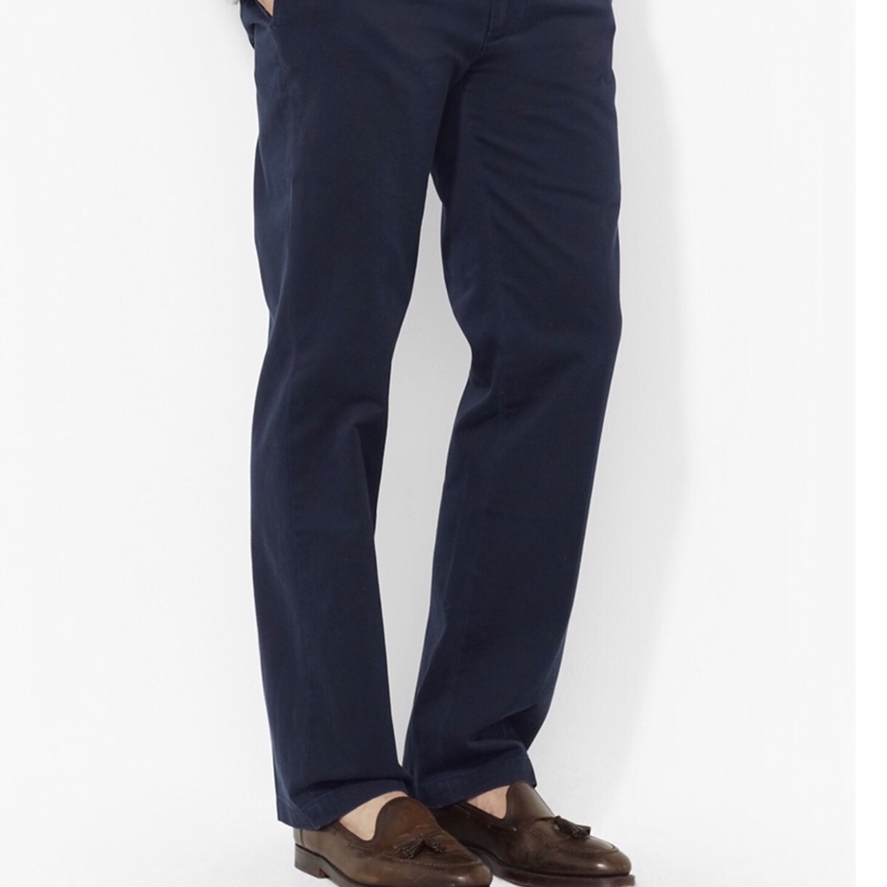 🇺🇸HP🎉POLO RALPH LAUREN Navy Preston Pant NWT 36